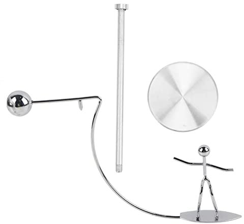Newtons Cradle Pendulum Little Man, Science Physics Gadget Desktop Decoration, Stress Relief, Cool Things for Your Room(Surfing)