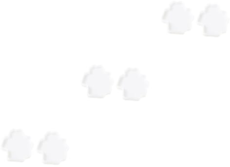 NUOBESTY 3 Sets Harz-epoxid-formen Kunstformen Formen Für Tassenuntersetzer Leicht Zu Entformen Größe S 2 Stück X 3