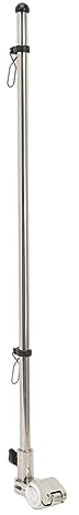 Aramox Flaggenmast Zur Schienenmontage in Marinequalität, 560 Mm, Fahnenmast aus Edelstahl für Boote, Yachten, 22,2 Bis 25 Mm Rohrdurchmesser, Schiene. Präsentieren Sie Ihre Flagge mit