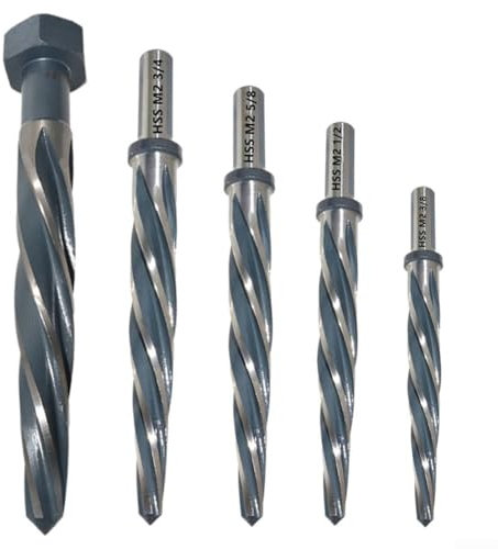 Bridge Reamer, 1/2 Inch Shank Bridge Reamer Bits HSS Taper Spiral Flute Drill Bits for Metal(20.3mm)