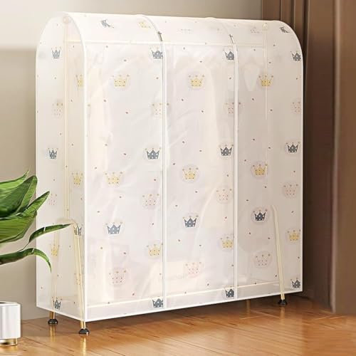 BALAMLB Housse Rangement Vêtement Penderie, Housse pour Vêtement sur Cintre, Anti Mites Anti Humidité, Zip pour Portemanteau 110 * 50 * 150