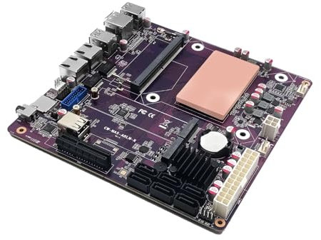 ROUAFWIT NAS Motherboard i3 N305, 6 Bay Mini ITX Mainboard, 8G DDR5 128G SSD Firewall Board, 2 x i226 2.5G LAN, 6x SATA3.0, 2x M.2 2280 NVMe, 1x PCIe 3.0x4, 1x TF Slot
