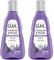 Guhl Silberglanz & Pflege Shampoo - Inhalt: 250 ml - Anti-Gelbstich und Pflege für graues und blondes Haar (Packung mit 2)