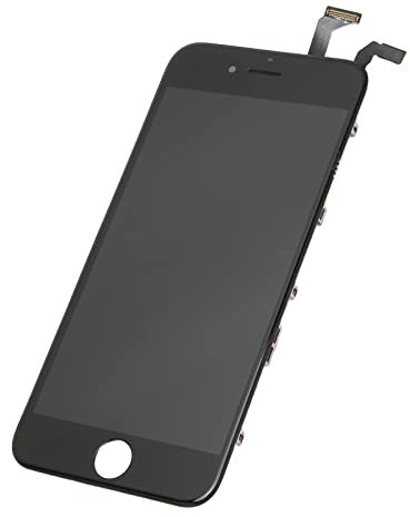 Rankomu Kit de repuesto para pantalla de teléfono, digitalizador de pantalla de teléfono, kit de repuesto para iPhone 6S, pantalla táctil negra, montaje completo para una fácil reparación