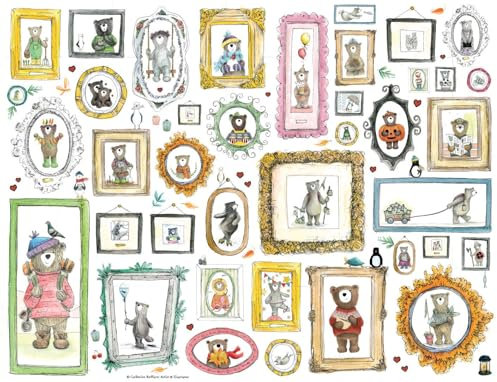 Bear With Me 1000-Piece Jigsaw Puzzle – Adorable Bear-Themed Puzzle by Catherine Redgate – Cute & Colorful Animal Art – Challenging & Fun for Adults & Teens