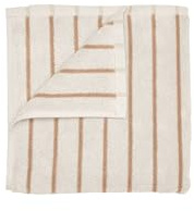 blomus | Handtuch 2er Set -ARTO- aus 100% Baumwolle | Größe 30 x 50 cm | Farbe Moonbeam/Amber Brown