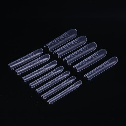 Dual Tips, XXL SQUARE Form, 120 Stück, Extra lange Gel Tips zur Nagelverlängerung, 12 verschiedene Größen für individuelle Modellagen, Wiederverwendbar & stabil für kreative Designs, Lynis-Nailshop.de