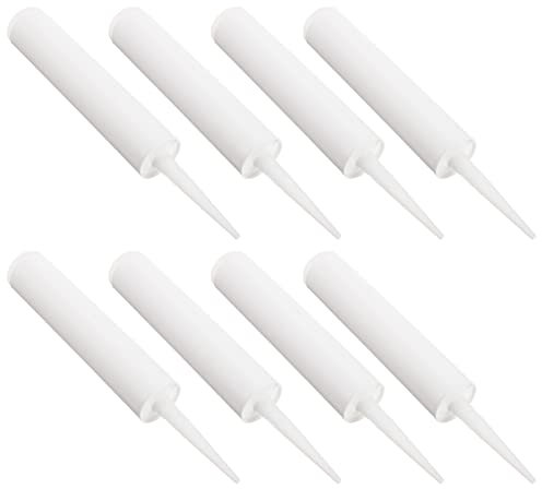 HOMSFOU 8sätze Kunststoff Dichtstoff-kartusche Leere Tube Kartuschen Leer Für Epoxidharz Und Fugenreparaturen