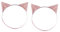 SUPVOX 2Pièces Bandeaux Oreilles De Chat Accessoires De Coiffure Pour Garçon Fille Et Joli Design Rose Parfait Pour Photos Fêtes