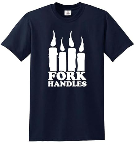 Darkwear Fork Handles OR Four Candles Funny Men's T-Shirt Top Tee
