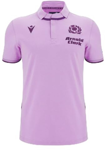 Macron Mens Scotland Rugby World Cup Away Shirt 2025 Adults White M