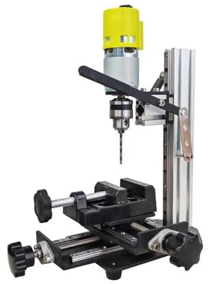 LeTkingok Mikro Mini Tischbohrmaschine, Präzisions Tischbohrmaschine für Heimwerker, Telefon und Uhrenreparatur, Leiterplatten, Schmuckbohren