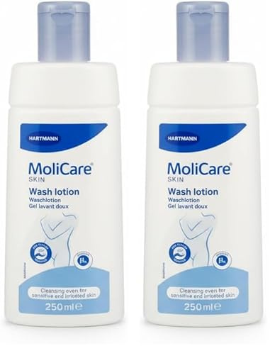 MoliCare Skin - Gel Lavant Doux Pour la Toilette - Peaux Sensibles - pH Neutre à la Peau - 250 ml (Lot de 2)