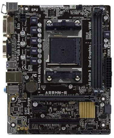 Placa Base Fit For ASUS A68HM-E Placa Base Socket FM2 + AMD A68H 2×DDR3 PCI-E 3.0 USB3. Soporte Micro ATX A8AD7600 CPU Athlon X4 AD850X