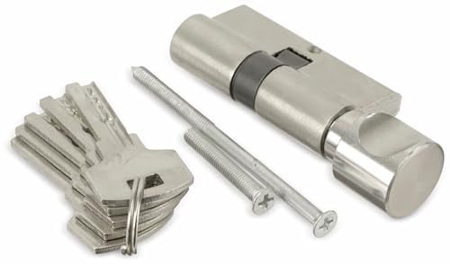 MASTERPROOF Sicherheits-Schließzylinder mit Knauf 1016-PJXY, 60 mm