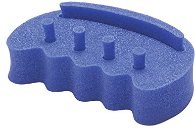 1x Behrend Handtrainer, Schaumstoff, Fingertrainer, regulierbare Härte, Reha, Handübungen