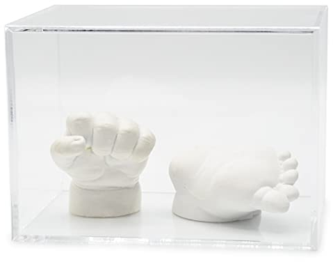 Lucky Hands Vitrine en Verre Acrylique (15 x 15 x 20 cm, Sans Sol en Feutre)