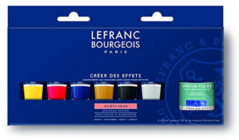 Lefranc Bourgeois Acrylique Fine Set Créer des effets