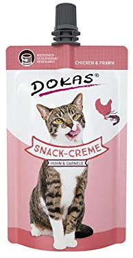 Dokas Snack-Creme Huhn & Garnele | 16x 90g Katzensnack