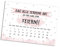 Nastami Save The Date Karten Geburtstag Sag alle Termine ab! BLAU Save The Date Karten deutsch Einladung Geburtstag DIN A6 (25 Stück, rosa)