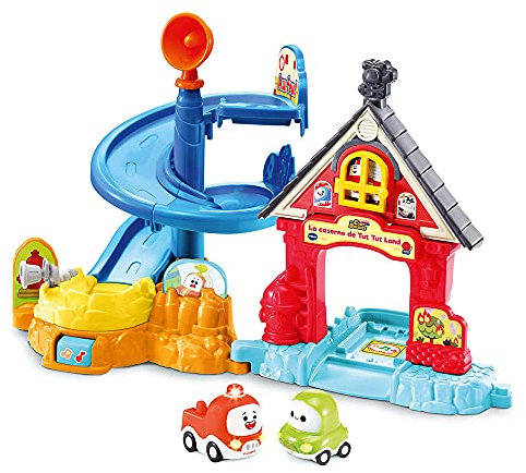 VTech - Tut Tut Cory Bolides - La Caserne De Tut Tut Land, Jouet Caserne Interactive - 1/5 Ans - Version FR 524005 Multicolore
