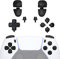 eXtremeRate Tasti per ps5 Controller BDM-030/040/050,D-Pad Trigger R1 L1 Grilletti R2 L2 Pulsante Share Option Ricambio per ps5 Joystick BDM 030 040 050-Nero