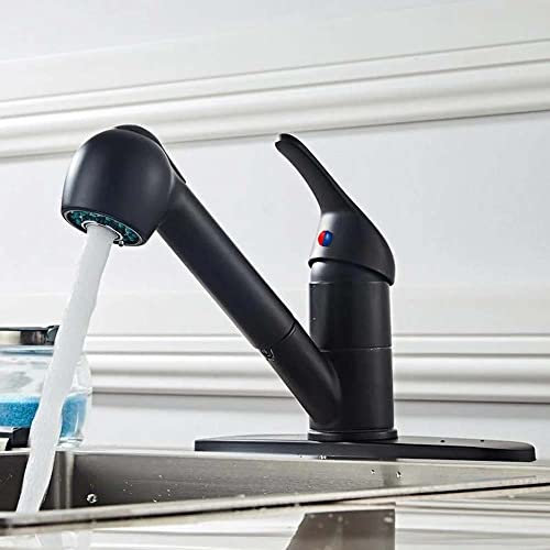 Belingdon Single Lever Kitchen Pull-Out Mixer Tap Matte Black