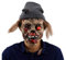 XGOPTS Clown-Maske Halloween Erwachsene Halloween-Maske Schrecklich Vollmaske Gruselig Hexemaske Gummi Geistermaske Horror Kostümzubehör Fasching Cosplay Verkleidung Karneval Fastnacht