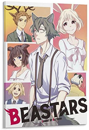 Beastars Anime-Poster, Wandkunst, Poster, Drucke, Heimdekoration, Bild, Leinwand, Gemälde, Poster, 20 x 30 cm