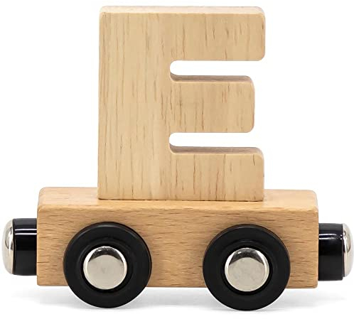 Elefantasie Buchstabenzug Namenszug Holzeisenbahn magnetisch Holzbuchstaben Wunschname zusammenstellen E Natur