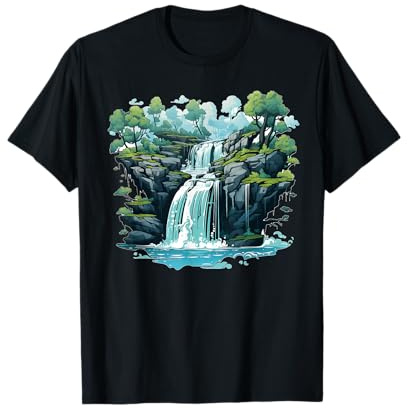 Pretty cool Waterfall for Cascade, Lake and Lagoon Lovers T-Shirt