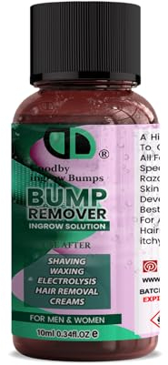 Bump Removal & Piercing Bump Treatment Shrinking Drops | Bump Free Piercing Aftercare | Piercing Cleaner & Keloid Scar Removal | for Piercing Bumps and Keloids 10ML CAP