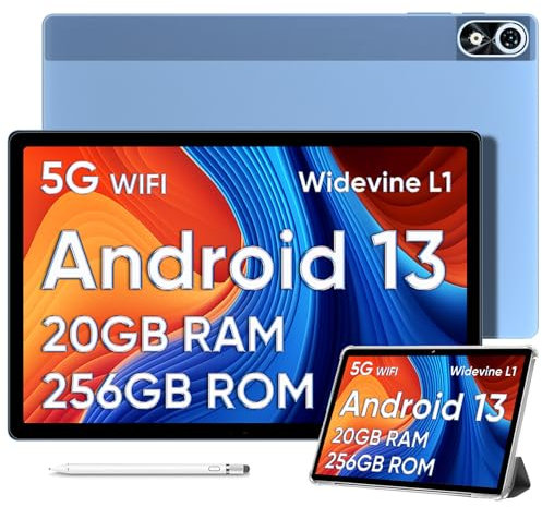 DOOGEE T10PLUS Tablet Android 13 Tablet PC Tablet 10.51 Pulgadas Pantalla 2K Octa-Core 20GB RAM + 256GB ROM + TF 1TB / 13MP+8MP / 8250 mAh / 5G WiFi + Dual 4G LTE