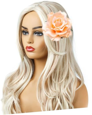 FRCOLOR 5pièces Broche Fleur Rose Artificielle Pour Mariage Accessoires De Coiffure Et Corsage Élégant Et Lifelike