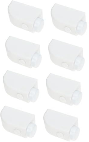 HEMOTON 8 Pièces Bouchon de fenêtre verrou porte barre de sécurité pour porte coulissante en verre serrure de porte enfant limiteur de fenêtre loquet de sécurité pour portes coulissantes