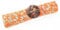 GURU SHOP Bali Batik Sarongkleid, Wickelrock, Sarong, Strand Tuch mit Sarongschnalle - Design 32/orange, Herren/Damen, Synthetisch, 160x100 cm
