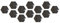 Deko Kinderzimmer Mädchen Hexagon Acryl Spiegel DIY Wandaufkleber 3D Stereo Home Decor mit Klebstoff Wand Deko Badezimmer Bilder Wandsticker Wohnzimmer (Black, One Size)