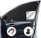XCBYT Parasol Coche Lateral, Protector Solar Coche Cortinas, Oscurecedor Ventana Coche, Protección UV, Protección contra el Calor, 2 Unidades