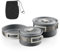 Naturehike 2-4 People Camping Cookware Kit, Non-Stick Lightweight Camping Pot and Fry Pan Set with Mesh Bag for Camping, Backpacking, Outdoor Cooking Picnic (pot)