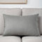 Sofa Kissenbezug 45x45 40x60 50x70 Wasserfeste Outdoor Sofa Kissenbezüge 60x60, Zierkissenbezug Dekokissen Sofakissen Kissenhülle 50x50 Dekorative Kissen Bezug(Grey,50x70 cm(1pc))