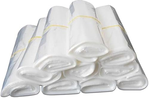 WACCOMT Pack 100 Stück Schrumpffolie Taschen Klare POF Heißsiegel Schrumpffolie Taschen zum Verpacken von Schuhen Seife Kunst Kerzen Hausgemachte DIY Handwerk Geschenke (20x35cm (7.8x13.7inch))