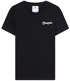 Champion Legacy Damen Graphic Crewneck T-Shirt L Schwarz, Schwarz, L