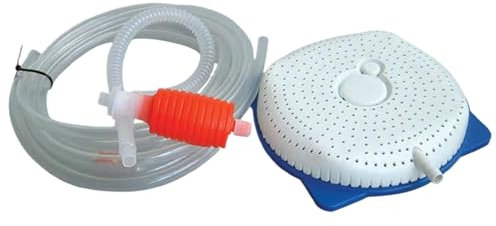Water Pump for Pool Draining, 1 Set Anti-Clogging Manual Pool Drain Pump, Portable Water Pump with Long Hose, Submersible ABS Pool Pump for Above Ground Swimming Pool