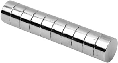 Strong Magnets Neodym Magnet - Rund 12 x 6 mm - 1 Stück - Extra stark, hält bis 2kg - Für Magnettafel, Kühlschrank, Whiteboard, Pinnwand, Büro