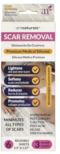 Scar Removal, 6 Reusable Sheets, artnaturals