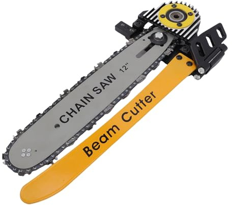 Asixxsix 12-Zoll-Strahle-Cutter-Befestigung für 7-1/4 und 8-1/2 Wurm-Antriebssägen, Erweitern Sie die Schnitt tiefe von 2-1/2 auf 12 Zoll, mit Staub ablenkung schutz und Fuß pedal