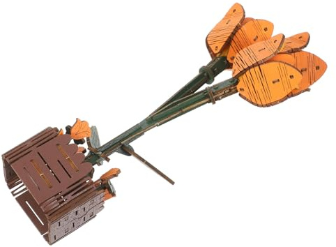 Kisangel Wooden Puzzle Bouquet Diy Tulip Flower Bouquet Building Kit for Crafts Wooden Flower Assembly Kit for Party Decoration and Home Office Display