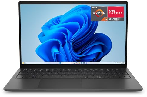 Dell 15 Laptop - AMD Ryzen 5 130, 8GB RAM, 512GB SSD | 15.6'' FHD Anti-Glare Display, AMD Radeon Graphics, Win 11 Home, Copilot Key, QWERTY UK (Power Adapter Sold Separately)
