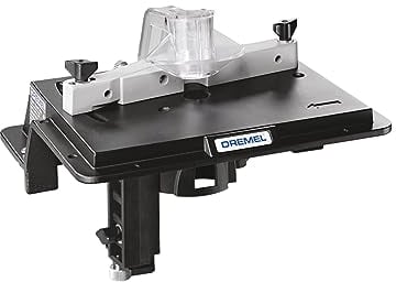 Dremel 231 Herramienta giratoria portátil y mesa de enrutador, accesorio de carpintería perfecto para lijar, dar forma y recortar bordes