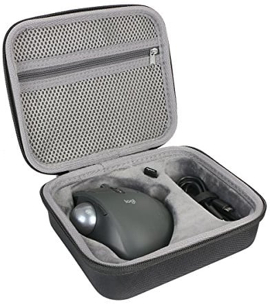 co2CREA Hart Reise Tasche für Logitech MX Ergo/Ergo S/Ergo Plus/Ergo M575 /M575S /M501 Wireless Kabellose Ergonomische Trackball Maus